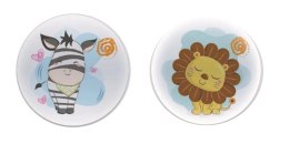 Termiczne naklejki na nocnik nauka sikania zestaw Lew i zebra