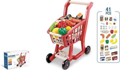 Wózek koszyk na zakupy duży akcesoria 41el.668-100