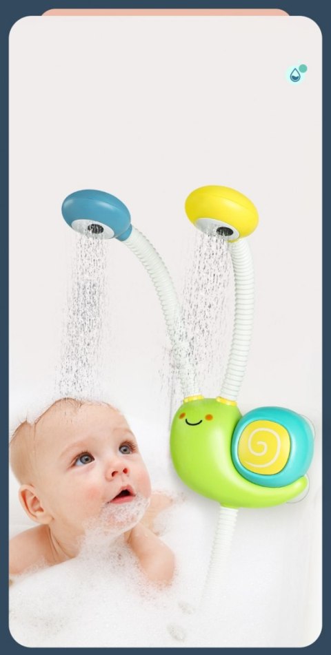 Zabawki zabawka do kąpieli prysznic ślimak 810DYZ