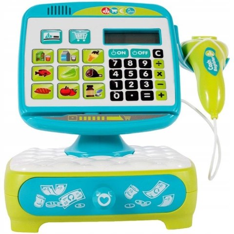 DUŻA KASA FISKALNA SKANER DŹWIĘK ŚWIATŁO 35580A