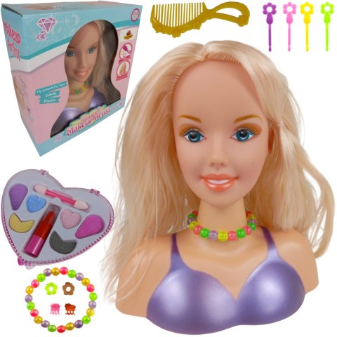 LALKA GŁOWA DO CZESANIA STYLIZACJI MAKIJAŻ 448F