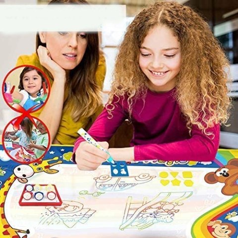 MATA WODNA DO MALOWANIA 100x80 PIECZĄTKI 70003