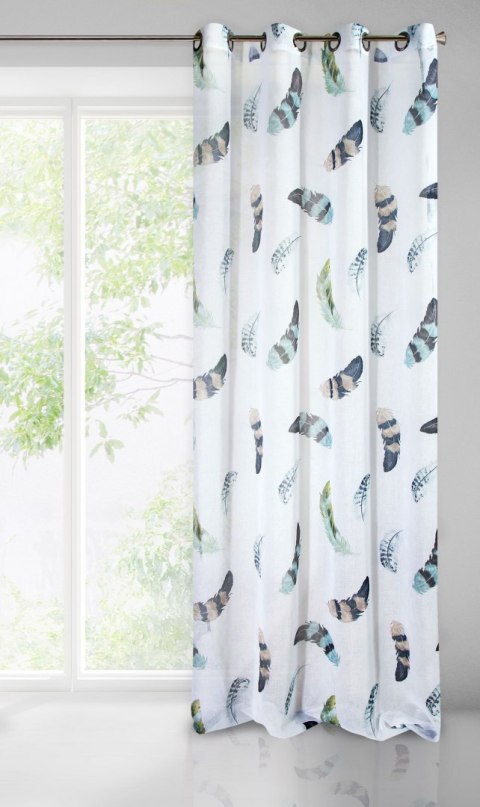 ZASŁONA GOTOWA LAYLA 140X250 CM BIAŁY