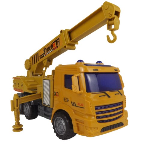 Zestaw 6 pojazdów budowlanych ruchome elementy 6C