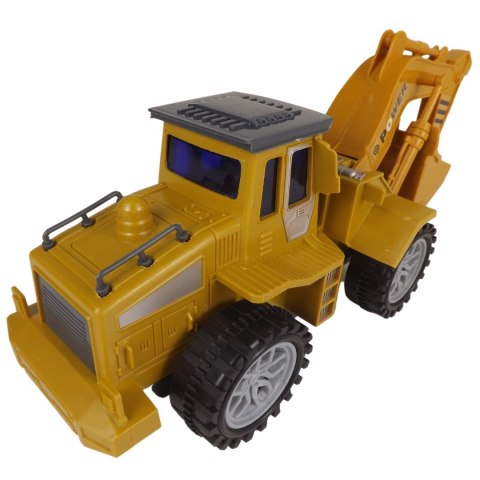 Zestaw 6 pojazdów budowlanych ruchome elementy 6C