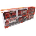 Zestaw 6 samochodów straż pożarna ruchome ele.6X