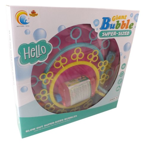 Zestaw do baniek mydlanych bańki koła płyn 9028BR