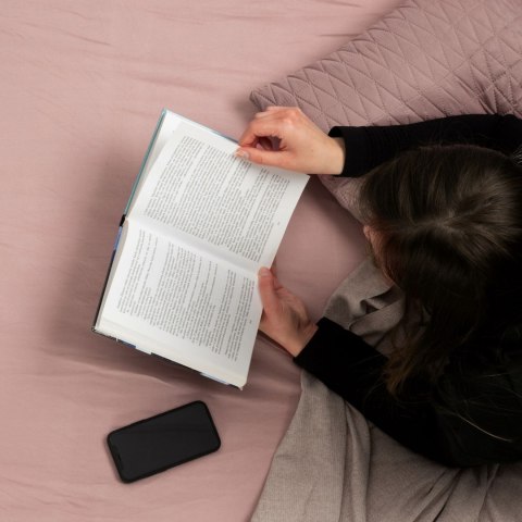 PRZEŚCIERADŁO EUROFIRANY NOVA 160X210 CM PUDROWY