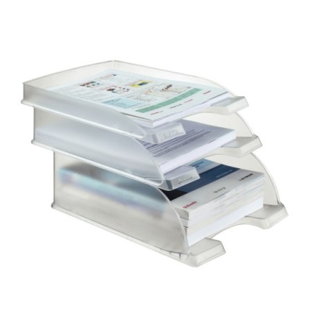 Półka na dokumenty Leitz Plus, przezroczysty, mleczny 52272003