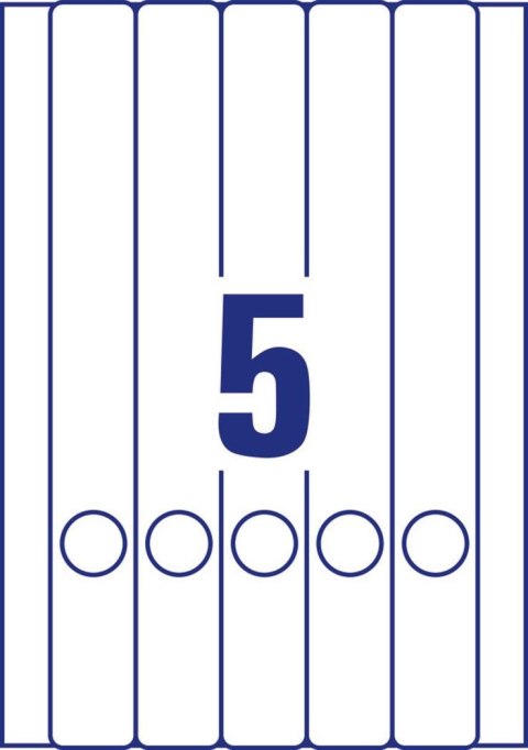 Etykiety na segregatory L4758-25 38 x 297 30ark Avery Zweckform (X)