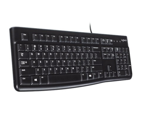 Klawiatura LOGITECH K120 USB przewodowa czarna