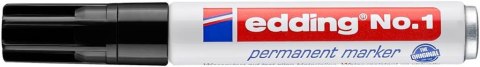 Marker permanentny ścięty 1-5mm czarny EDDING 1/001/C (X)