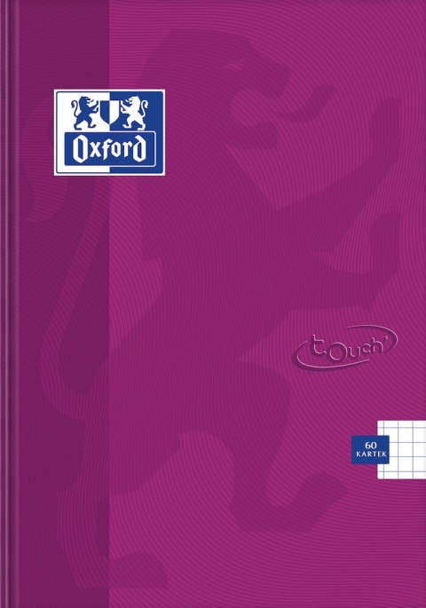 Brulion A4 96 kartek, TOUCH kratka z marginesem OXFORD 400075022