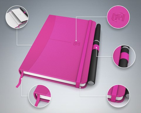 Notatnik OXFORD SIGNATURE A6 80k 90g pastelowe kolory, kratka, 100735209