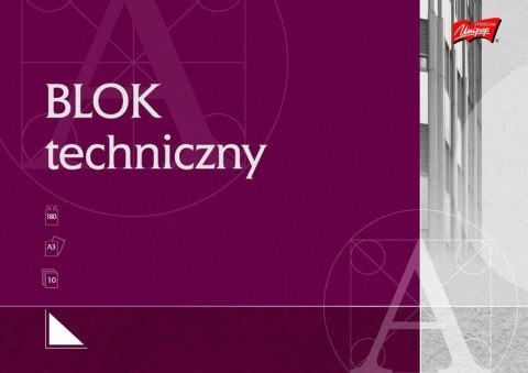 Blok techniczny A3 10kartek UNIPAP