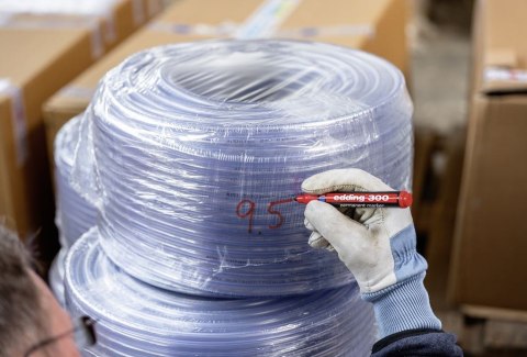 Marker-foliop.300 różowy EDDING końcówka okrągła