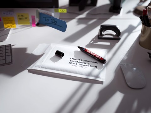 Marker-foliop.300 różowy EDDING końcówka okrągła