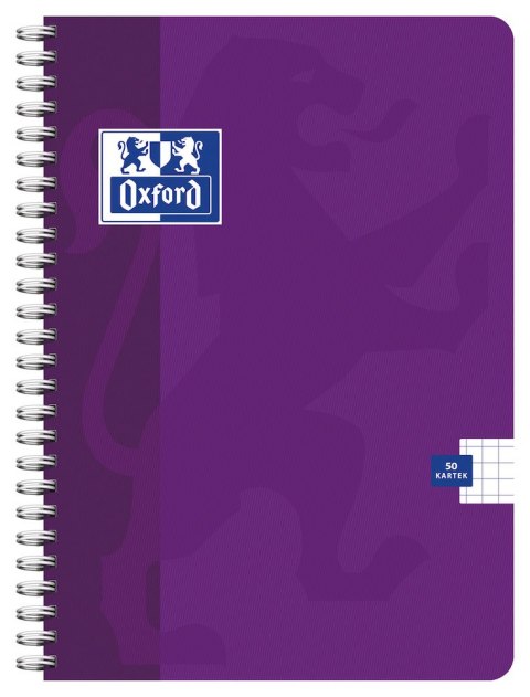 Kołonotatnik _100 kartek, kratka / tagi, STANDARD, OXFORD, 400107455