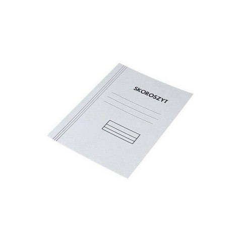 Skoroszyt zwykły A4 biały 350g 50szt. KIEL-TECH 4-00192