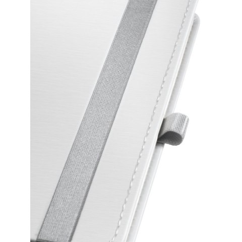 Notatnik_ w twardej oprawie Leitz Style A5, w kratkę, biały 44860004 (X)