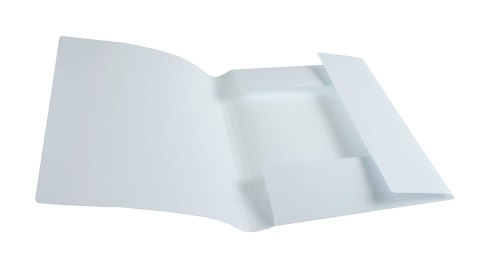Teczka A4 z gumką-szeroka kolor biały PP TG-02-06 BIURFOL