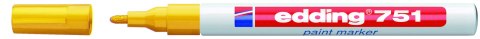 Marker lak.1-2mm 751 żółty EDD ING końcowka okrągła (X)