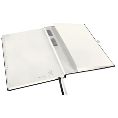 Notatnik_w twardej oprawie Leitz Style A4, w kratkę, czarny 44760094