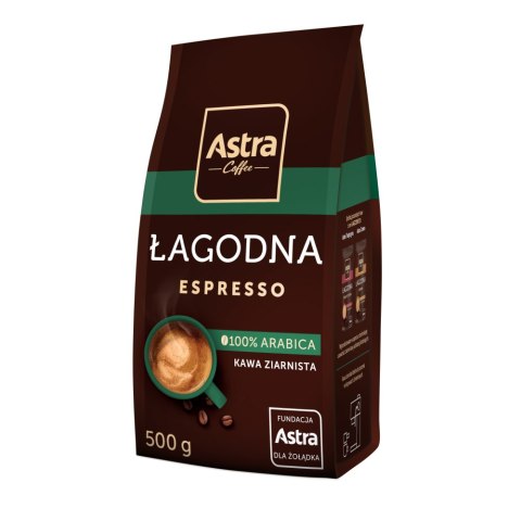Kawa_ASTRA ŁAGODNA Espresso ziarno 500g