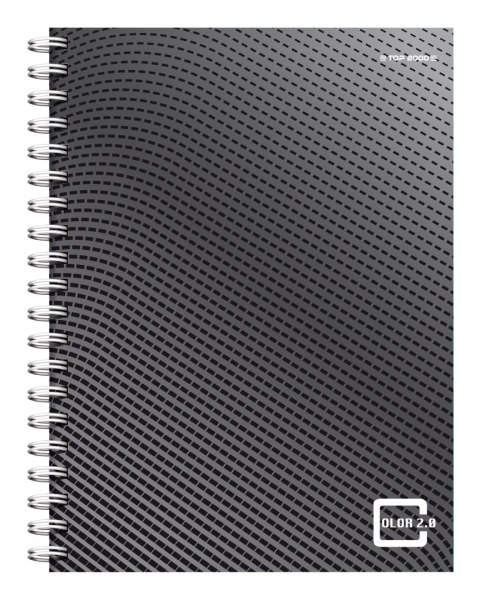 Kołonotatnik_A5 80 kartek, kratka z marginesem, COLOR 2.0, TOP 2000, 4001
