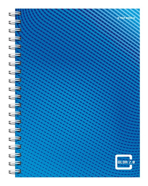 Kołonotatnik_A5 80 kartek, kratka z marginesem, COLOR 2.0, TOP 2000, 4001