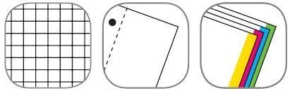 Kołozeszyt A5 100k 70g z perforacją 5 kolorów registrów INTERDRUK