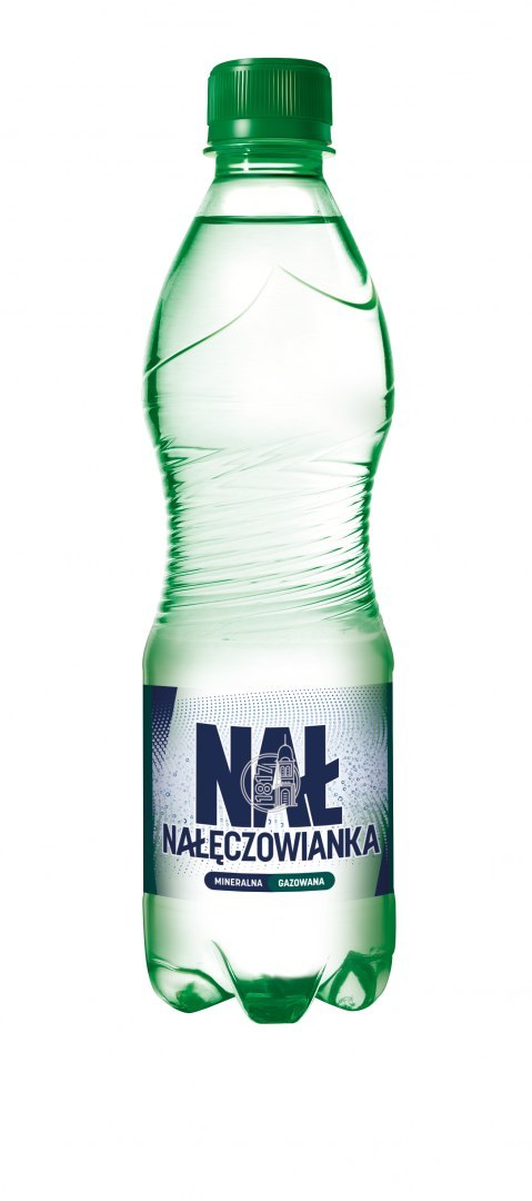 Woda NAŁĘCZOWIANKA gazowana 0.5L butelka PET