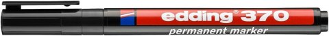 Marker niezmyw.370 okr.czarny EDDING 1mm