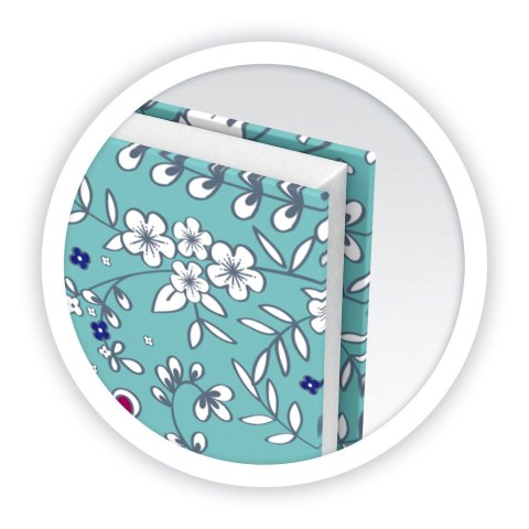 Kołonotatnik B5 60 kartek linia/tagi Floral Oxford 400094959