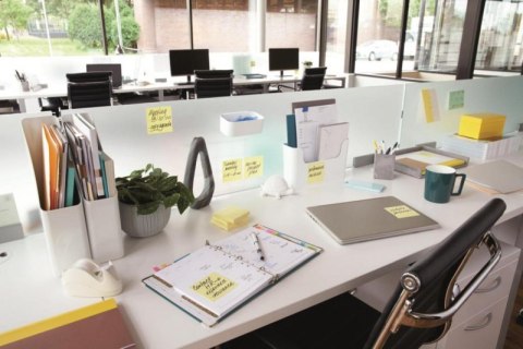 Bloczek samoprzylepny POST-IT_ Super sticky Z-Notes (R330-SSCY-VP20), 76x76mm, 16x90 kart., zółty, 4 bloczki gratis