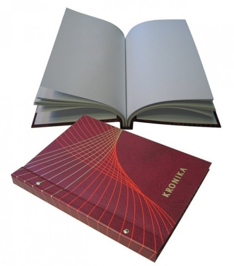 Kronika 250*345 100k 1829-319-010 bordowa WARTA