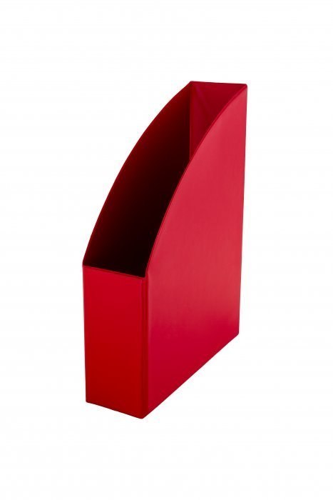 Pojemnik na czasopisma DOTTS A4 7cm czerwony PCV (SD-35-07) SE-DOT-35-07