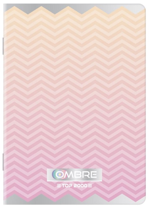 Zeszyt A4 _ linia z marginesem, TOP 2000, OMBRE POWDER 400122206