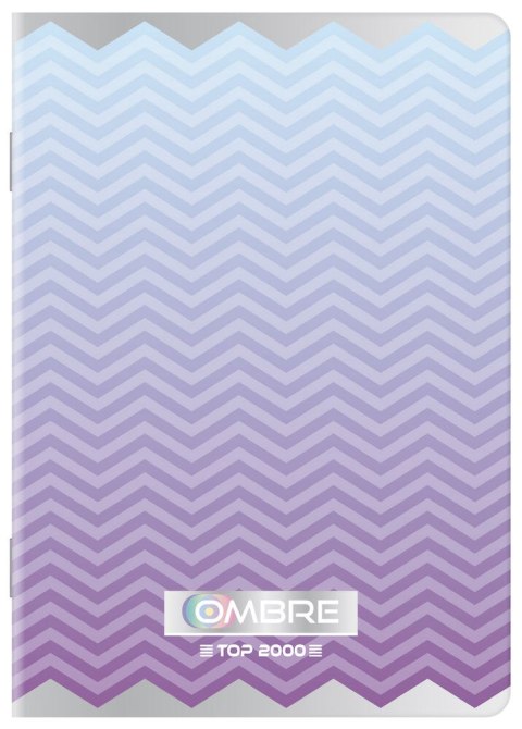 Zeszyt A4 _ linia z marginesem, TOP 2000, OMBRE POWDER 400122206