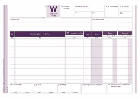 Magazyn wyda A5, 80 karetek wielokopia, 10-371-3 DOTTS