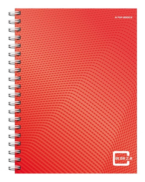 Kołonotatnik A4 80 kartek kratka COLOR 2.0 TOP 200 400133407 twarda oprawa
