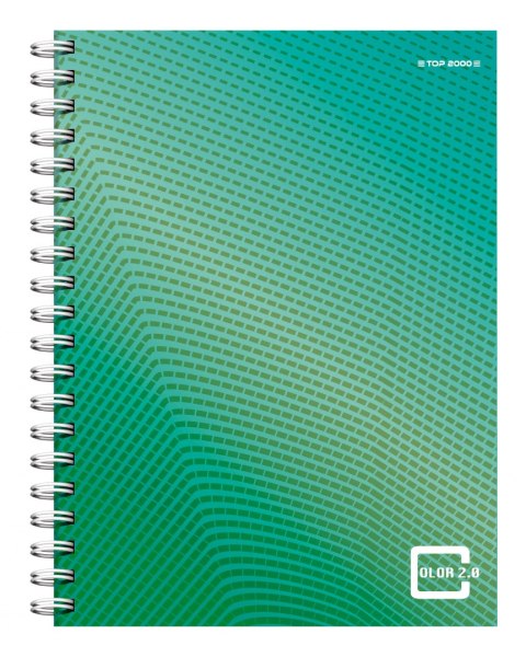 Kołonotatnik A4 80 kartek kratka COLOR 2.0 TOP 200 400133407 twarda oprawa