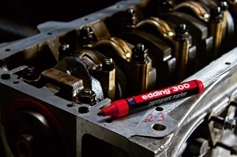 Marker-foliop.300 żółty EDDING końcówka okrągła