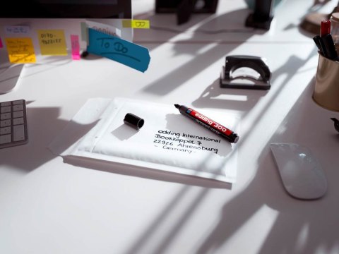 Marker-foliop.300 żółty EDDING końcówka okrągła