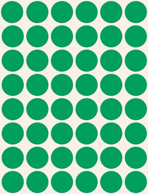 Kółka do zaznaczania 3376 Q18 mm 22 ark. zielone Trwałe, Avery Zweckform