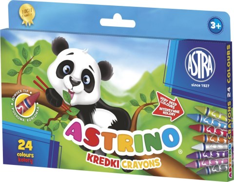 Kredki Astrino 24 kolory ASTRA, 316115002