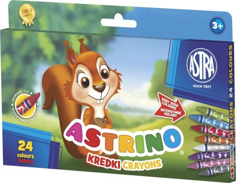 Kredki Astrino 24 kolory ASTRA, 316115002
