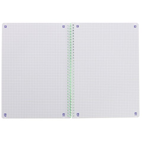 Kołozeszyt TOUCH 2spi A4 80k 90g kratka pastelowy 400148587 OXFORD