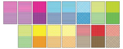 Blok z motywami BASIC, 80g/m2, A4, 15 ark, 30 motyw, Happy Color HA 3808 2030-A