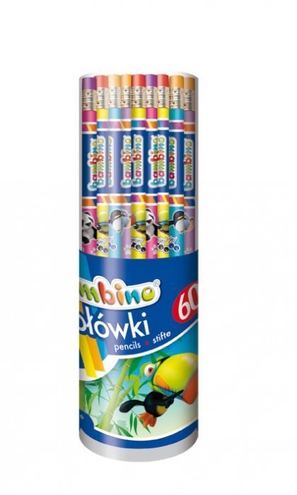 Ołówek z gumką tuba (60) *1673 ST.MAJEWSKI